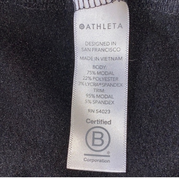 Athleta Purana Black Wrap pullover with hood - Picture 5 of 6